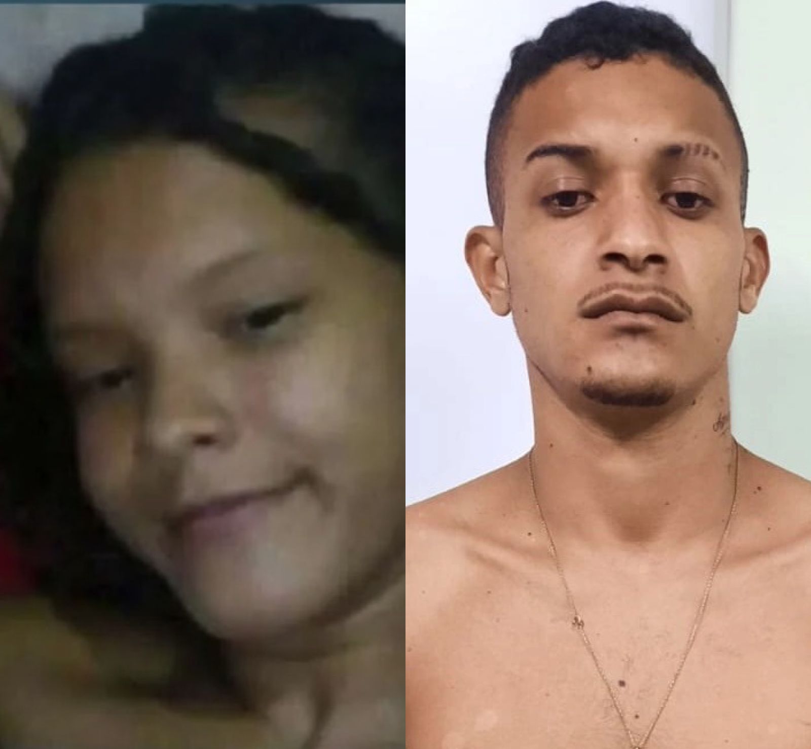 Maria Camila é suspeita de ser mandante de cirme; Jonas da Conceição foi preso acusado de ser o executor - Foto: Meio Norte