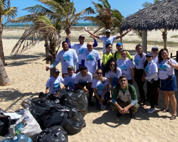 Associação promove ação em Barra Grande no dia da limpeza das praias 