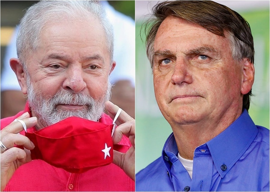 Pesquisa Quaest para presidente: Lula tem 44%; e Bolsonaro, 34% - Foto: Reprodução