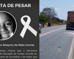 Criança de 7 anos morre atropelada por carreta em Campo Grande do Piauí
