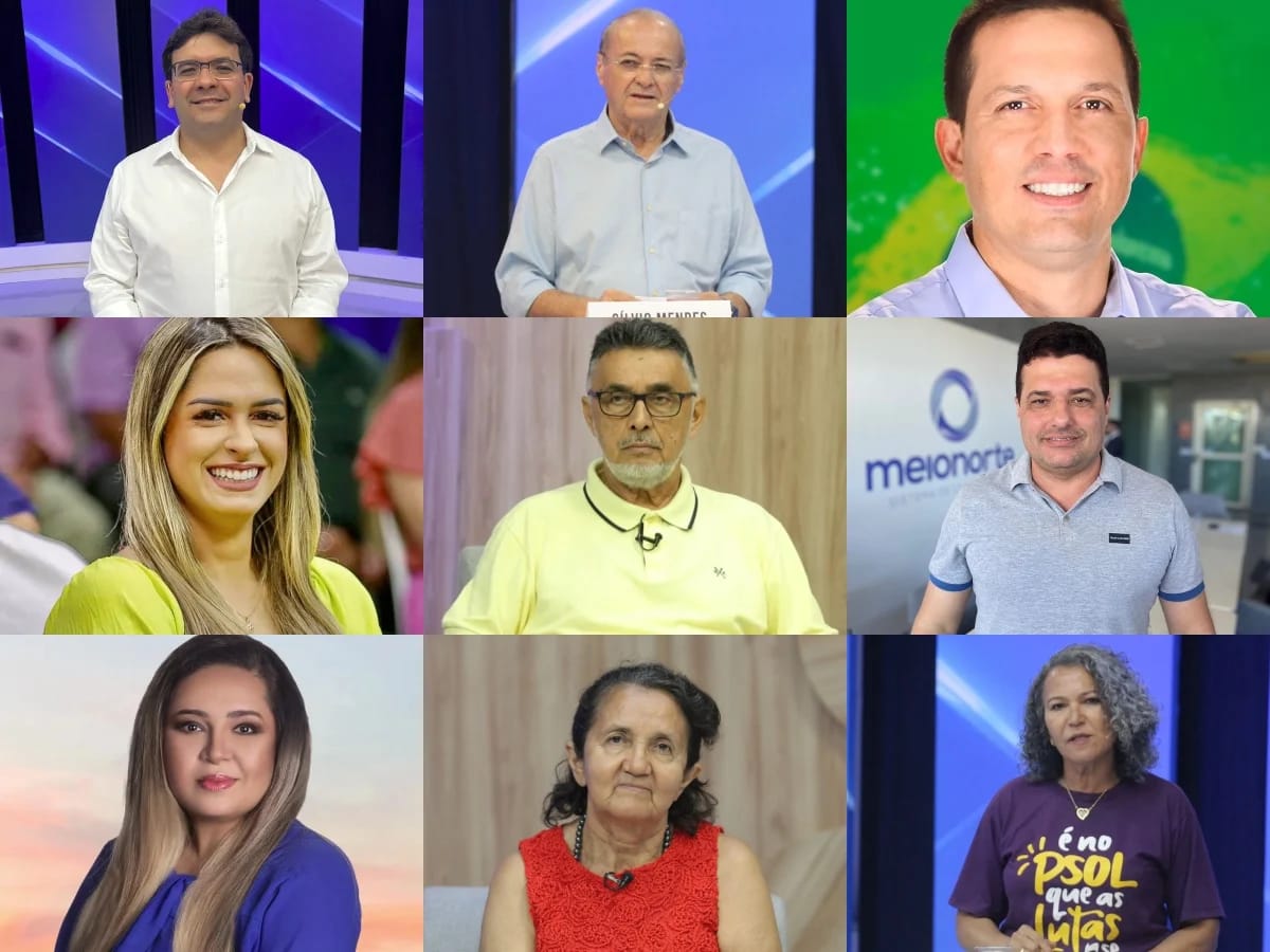 Nove candidatos disputam o Governo do Piauí (Foto: Reprodução/Raissa Morais)