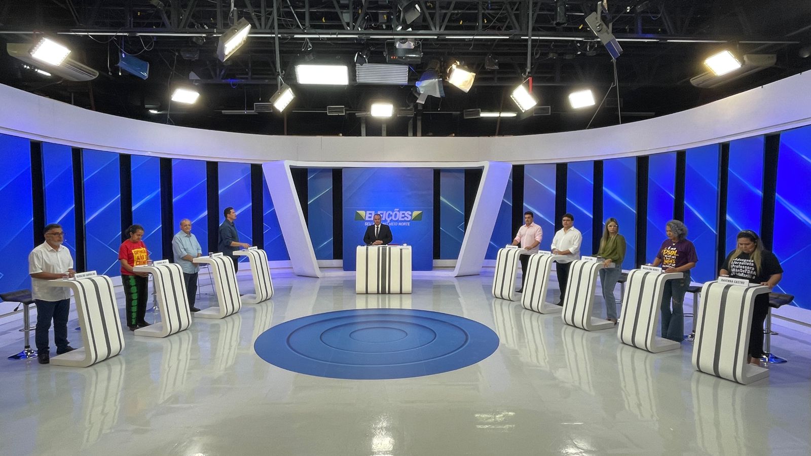 Nove candidatos disputam o Governo do Piauí e participam do debate - Foto: Raissa Morais