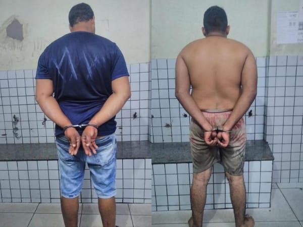 Padrasto e enteado são presos por criar confusão em escola de Teresina