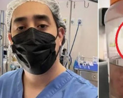 Médico registra aparição estranha após realizar cirurgia em paciente