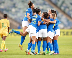 Seleção brasileira feminina goleia África do Sul por 6 a 0 em amistoso