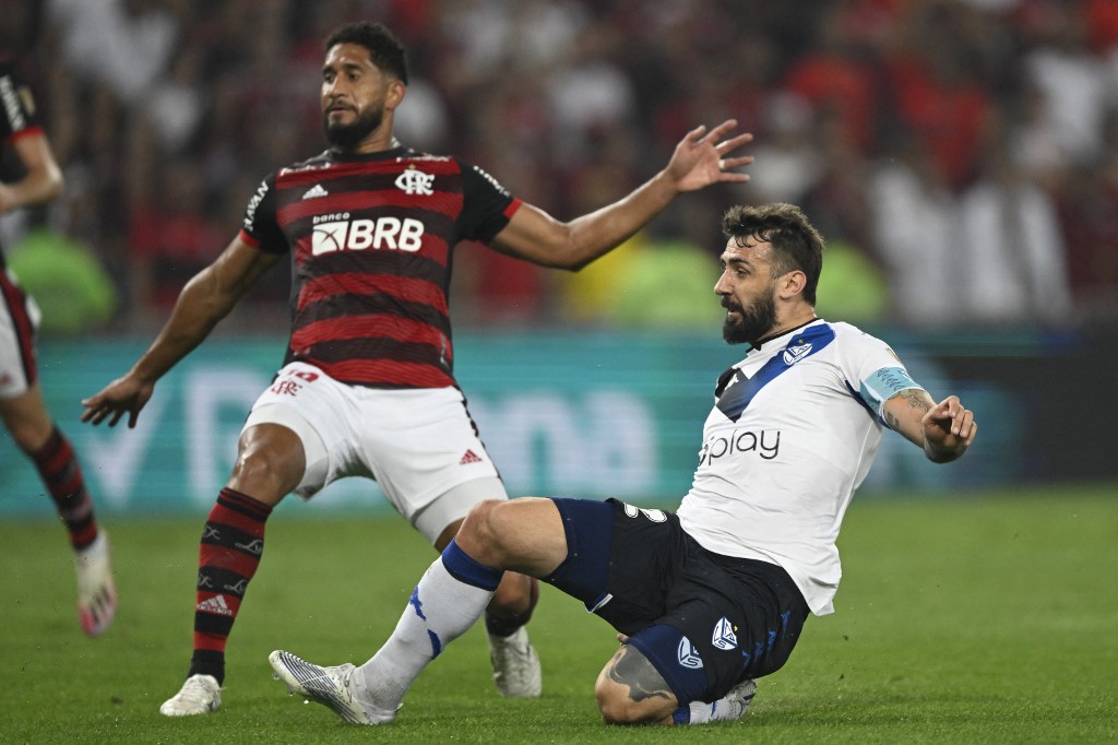 Flamengo vai enfrentar o Athletico-PR na final da Libertadores Foto: Mauro Pimentel-AFP