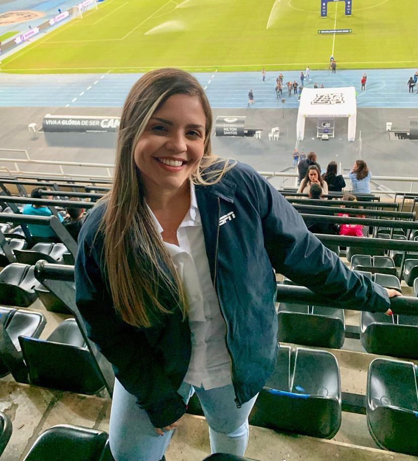 Jéssica Dias foi assediada sexualmente por torcedor do Flamengo Foto: Reprodução-Instagram