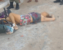 Mulher é assassinada a tiros na saída de padaria no centro de Luís Correia